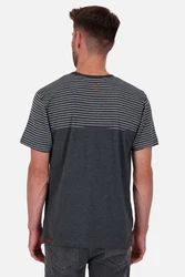 Alife & Kickin Rundhalsshirt Herren LeopoldAK Schwarz/Rot/Dunkelgrau/Dunkelblau/Grau