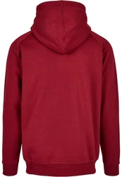 Urban Classics Herren Blank Hoody Kapuzenpullover Dunkelrot/Rot/Rosa/Bordeaux