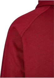 Urban Classics Herren Blank Hoody Kapuzenpullover Dunkelrot/Rot/Rosa/Bordeaux