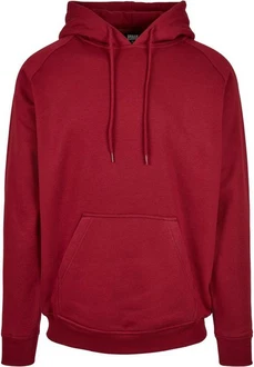 Urban Classics Herren Blank Hoody Kapuzenpullover Dunkelrot/Rot/Rosa/Bordeaux