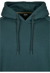 Urban Classics Herren Blank Hoody Kapuzenpullover Dunkelgrün/Grün/Türkis