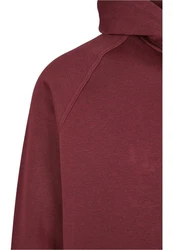 Urban Classics Herren Blank Hoody Kapuzenpullover Rot/Dunkelrot/Bordeaux