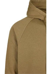 Urban Classics Herren Blank Hoody Kapuzenpullover Khaki/Braun/Dunkelgrün