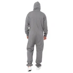 Basisstoff Jumpsuit Sheesh Herren Overall Einteiler Hellgrau/Dunkelgrau/Grau