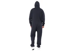 Basisstoff Jumpsuit Sheesh Herren Overall Einteiler Dunkelblau/Schwarz