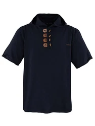Lavecchia T-Shirt Herren T-Shirt mit Kapuze LV-609 Schwarz