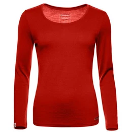 Langarmshirt Merino Longsleeve Damen Rundhals Slimfit 200 (1-tlg) aus reiner Merinowolle Made in Germany