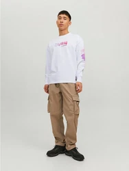 Jack & Jones Sweatshirt JCODIGITAL 6010 Lila/Dunkelblau