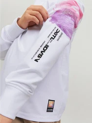 Jack & Jones Sweatshirt JCODIGITAL 6010 Lila/Dunkelblau