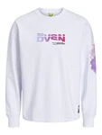 Jack & Jones Sweatshirt JCODIGITAL 6010 Lila/Dunkelblau