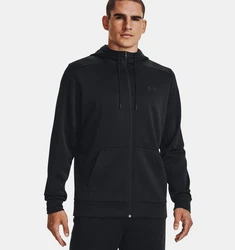 Under Armour UA Armour Fleece FZ Hoodie schwarz
