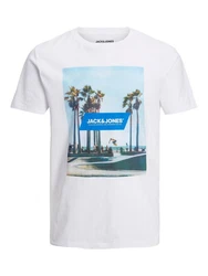 Jack & Jones T-Shirt JJGEM Hellblau/Grau/Blau