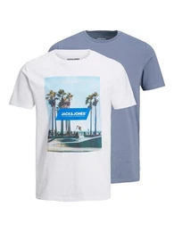 T-Shirt JJGEM 2er PACK (1-tlg) aus Baumwolle
