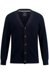 Poloshirt Strickjacke V-Ausschnitt Knopfleiste Brusttasche