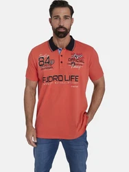 Jan Vanderstorm Poloshirt LADISLAUS Rot/Orange