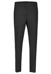 HECHTER PARIS Anzughose Performance Stretch Schwarz/Grün/Braun