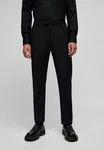 HECHTER PARIS Anzughose Performance Stretch Schwarz/Grün/Braun