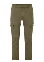 Redpoint Cargohose Kingston Tapered Fit Chinohose Khaki/Dunkelgrün