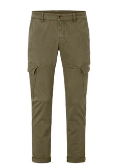 Redpoint Cargohose Kingston Tapered Fit Chinohose Khaki/Dunkelgrün Redpoint Cargohose Kingston Tapered Fit Chinohose Khaki/Dunkelgrün