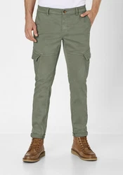 Redpoint Cargohose Kingston Tapered Fit Chinohose Dunkelgrün/Khaki/Grün