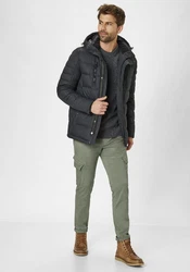 Redpoint Cargohose Kingston Tapered Fit Chinohose Dunkelgrün/Khaki/Grün
