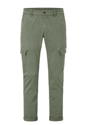 Redpoint Cargohose Kingston Tapered Fit Chinohose Dunkelgrün/Khaki/Grün