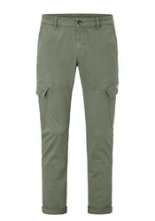 Redpoint Cargohose Kingston Tapered Fit Chinohose Dunkelgrün/Khaki/Grün