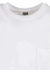 URBAN CLASSICS T-Shirt Urban Classics Herren Basic Pocket Tee Weiß/Grün/Creme/Grau