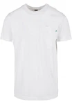 URBAN CLASSICS T-Shirt Urban Classics Herren Basic Pocket Tee Weiß/Grün/Creme/Grau