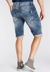 Cipo & Baxx Jeansshorts Blau/Hellblau