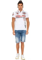 Cipo & Baxx Jeansshorts Blau/Hellblau