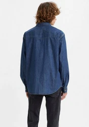 Levi's Jeanshemd RELAXED FIT WESTERN Dunkelblau/Blau/Hellblau