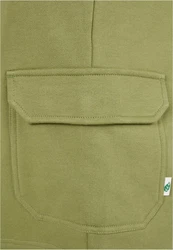 URBAN CLASSICS Herren Organic Cargo Sweatshorts Dunkelgrün/Khaki/Grün