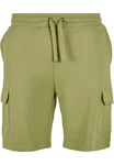 URBAN CLASSICS Herren Organic Cargo Sweatshorts Dunkelgrün/Khaki/Grün