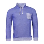 Banco Longpullover Langarmshirt mit Brusttasche und Kordelzug Lila/Blau/Grau/Dunkelblau/Fliederfarben
