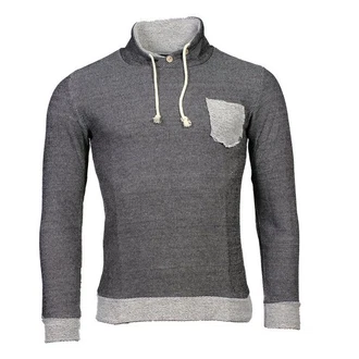 Banco Longpullover Langarmshirt mit Brusttasche und Kordelzug