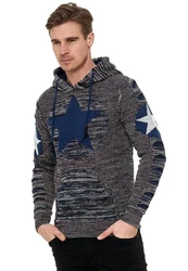Rusty Neal Kapuzensweatshirt Design Hellblau/Blau/Dunkelblau