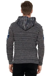 Rusty Neal Kapuzensweatshirt Design Hellblau/Blau/Dunkelblau