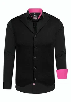 Rusty Neal Langarmhemd Set Schwarz/Rosa Rusty Neal Langarmhemd Set Schwarz/Rosa