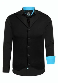 Rusty Neal Langarmhemd Set Schwarz/Blau/Türkis Rusty Neal Langarmhemd Set Schwarz/Blau/Türkis