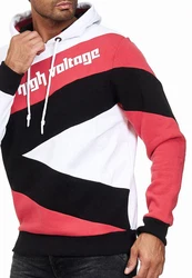 Rusty Neal Kapuzensweatshirt Design Orange/Rot/Mischfarben/Creme