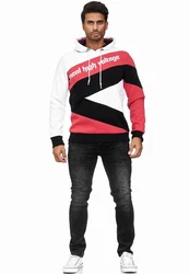 Rusty Neal Kapuzensweatshirt Design Orange/Rot/Mischfarben/Creme