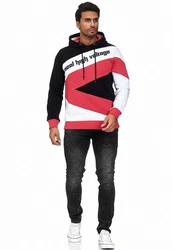 Rusty Neal Kapuzensweatshirt Design Rot/Schwarz/Orange/Rosa