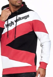 Rusty Neal Kapuzensweatshirt Design Rot/Schwarz/Orange/Rosa