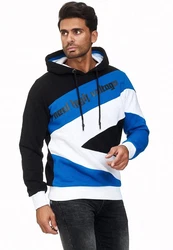 Rusty Neal Kapuzensweatshirt Design Schwarz/Hellblau/Orange/Weiß