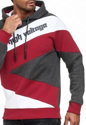 Rusty Neal Kapuzensweatshirt Design Dunkelrot/Bordeaux/Schwarz/Rot