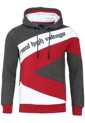 Rusty Neal Kapuzensweatshirt Design Dunkelrot/Bordeaux/Schwarz/Rot