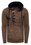 Rusty Neal Kapuzensweatshirt Braun/Beige/Dunkelbraun Rusty Neal Kapuzensweatshirt Braun/Beige/Dunkelbraun