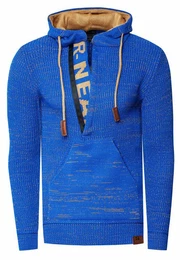 Kapuzensweatshirt mit stylischem Ausschnitt