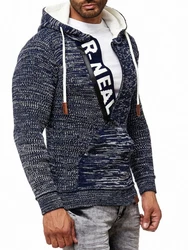 Rusty Neal Kapuzensweatshirt Hellblau/Schwarz